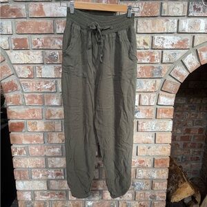 Ci Sono Olive Green Joggers